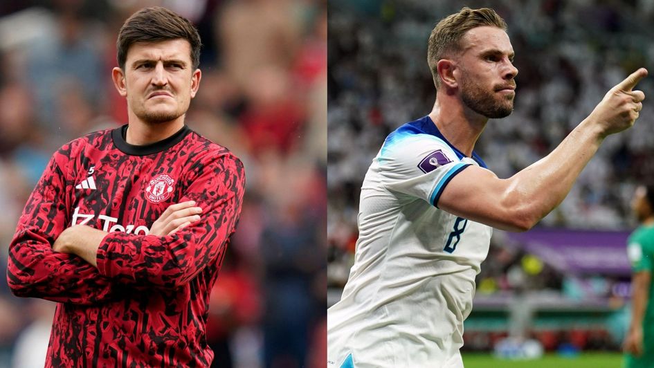 Harry Maguire and Jordan Henderson