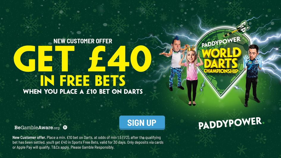 Get this latest Paddy Power darts offer