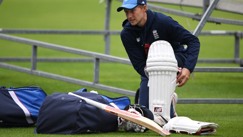 Joe Root in the nets at Lord's