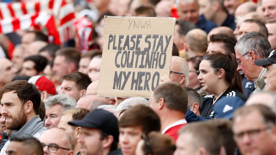 A Liverpool fan pleads for Coutinho to stay
