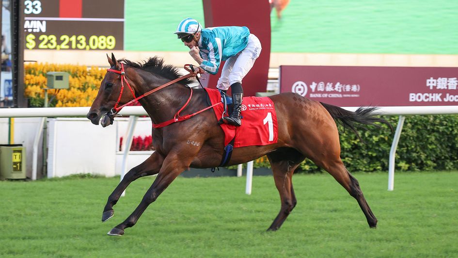 Romantic Warrior returned as good as ever (Courtesy HKJC)