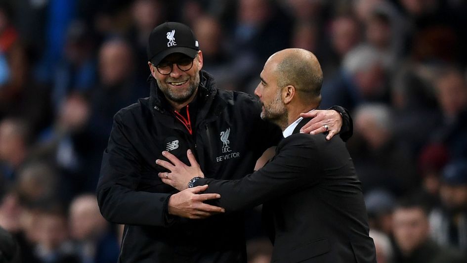 Pep Guardiola and Jurgen Klopp