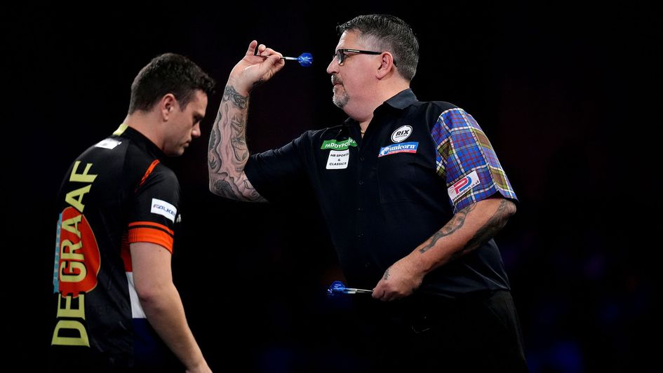 Gary Anderson lost to Jeffrey de Graaf