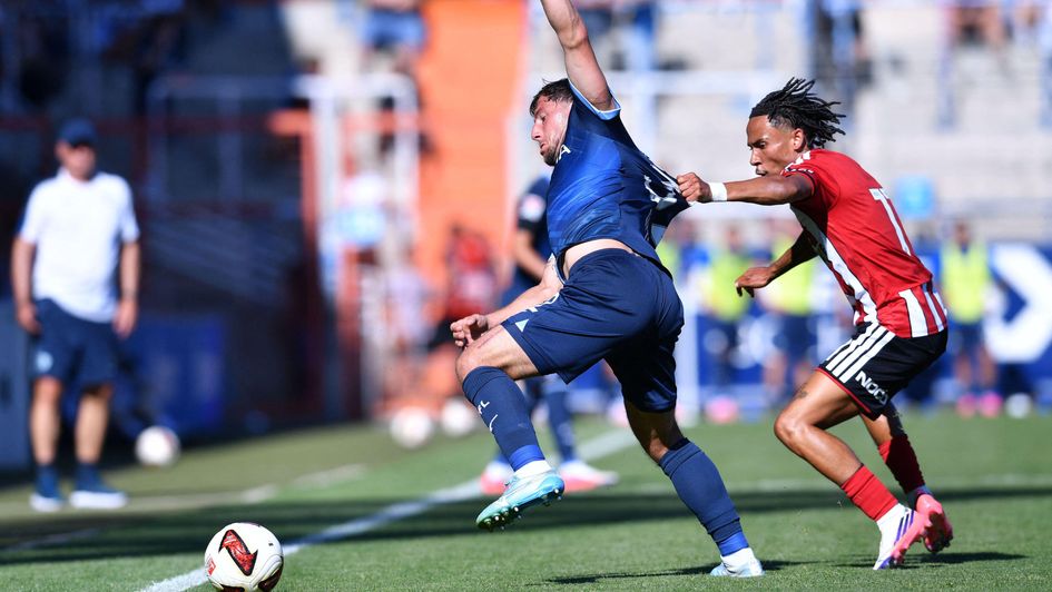 Romelle Donovan committing a foul in pre-season