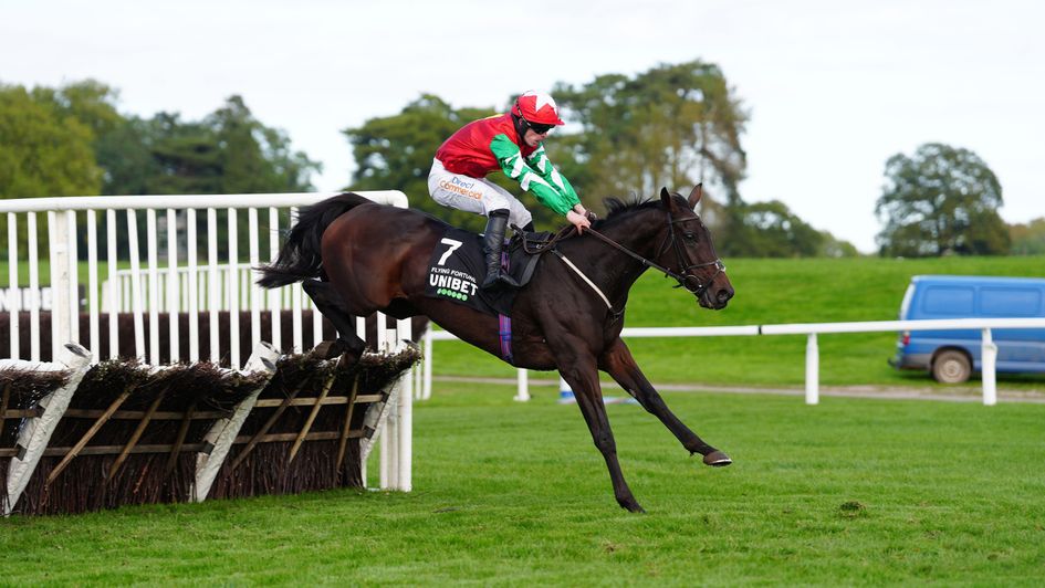 Flying Fortune in action at Chepstow