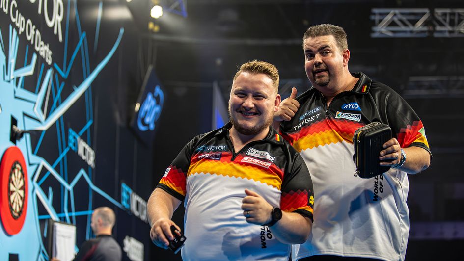 It's a thumbs up from Germany (Jonas Hunold/PDC Europe)