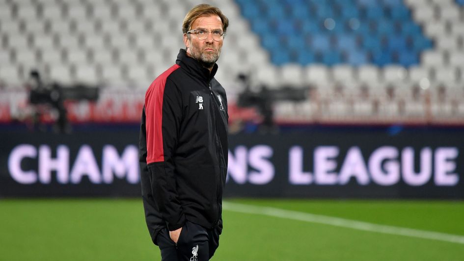 Jurgen Klopp, pictured ahead of Liverpool's Champions League clash with Red Star Belgrade