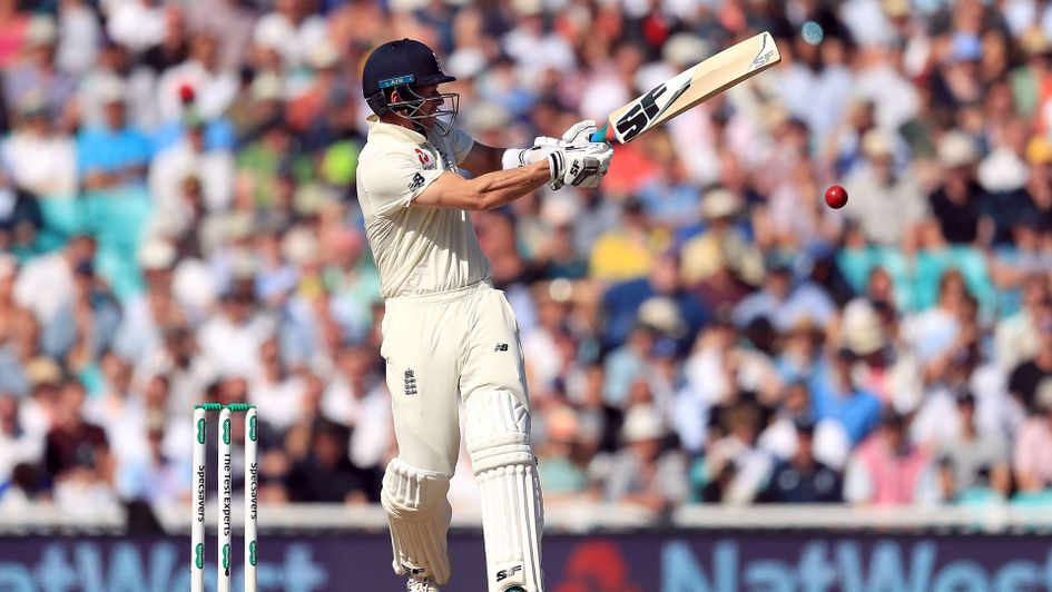 Joe Denly in action during day three of the Fifth Ashes Test