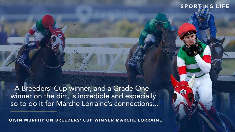 Oisin Murphy on his Breeders' Cup success