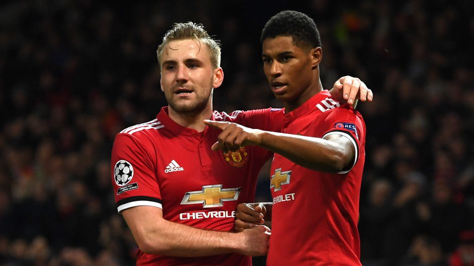 Luke Shaw and Marcus Rashford