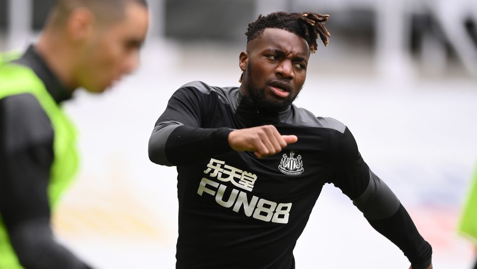 Newcastle midfielder Allan Saint-Maximin