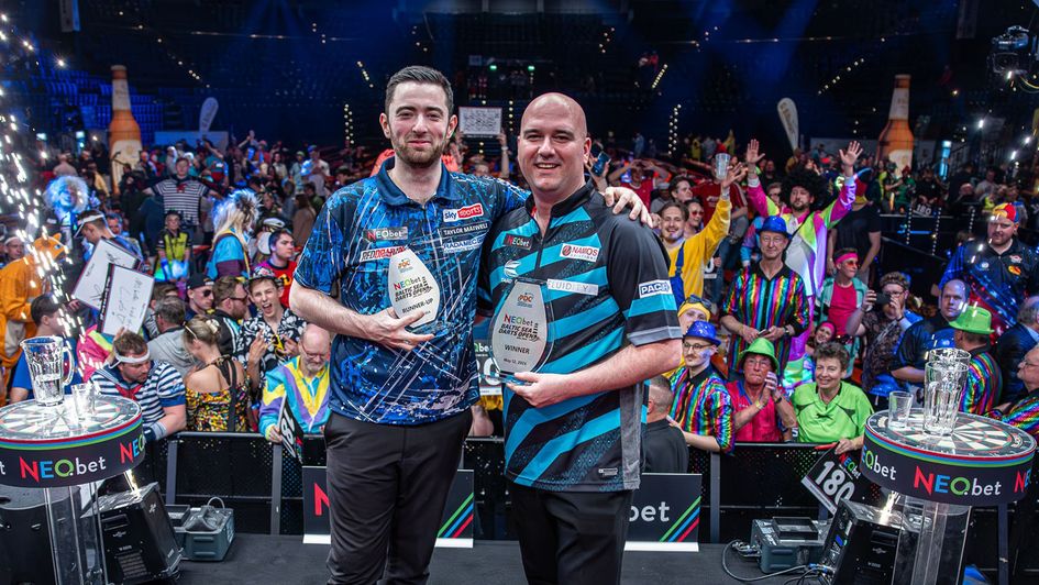 Rob Cross and Luke Humphries (Picture: Jonas Hunold/PDC Europe)