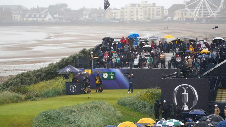 The scene is set for the final round of the Open