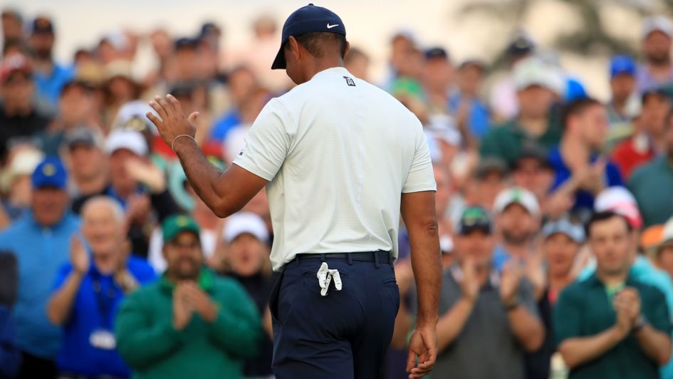 Tiger Woods - eventful second round at Augusta