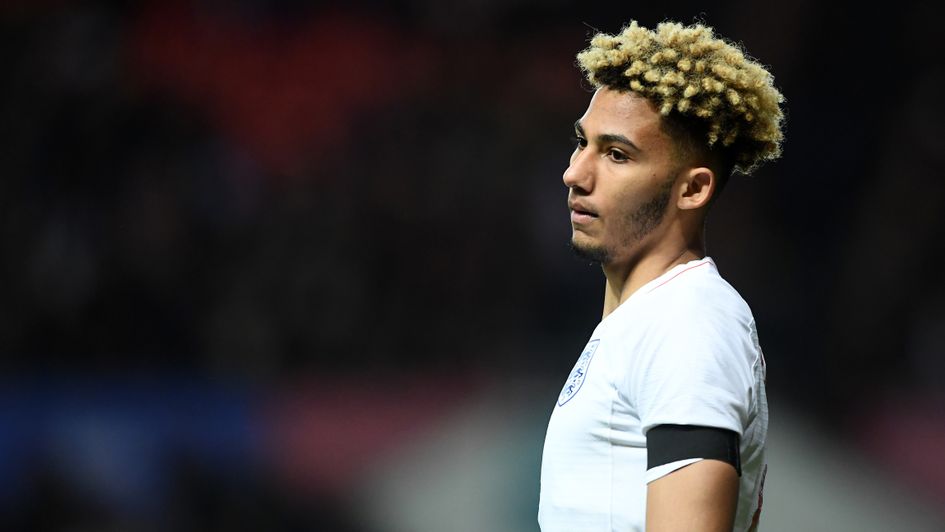 Lloyd Kelly: Pictured in action for England Under-21s