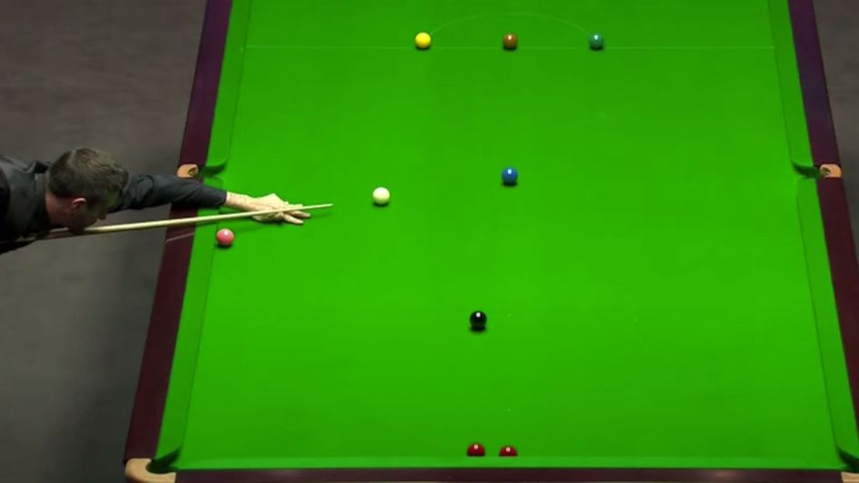 Watch below Mark Selby's incredible shot at the UK Championship