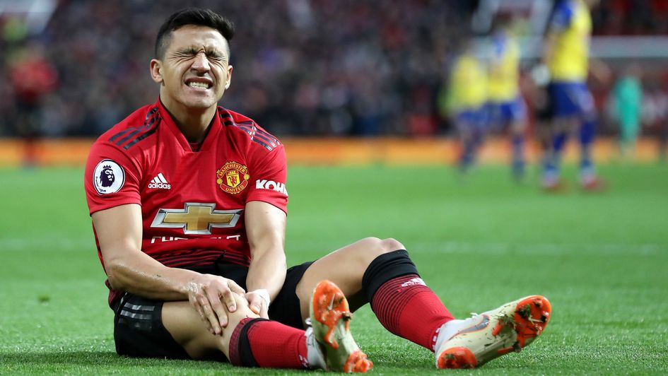 Alexis Sanchez: The Manchester United forward is expected to be out of action for four to six weeks