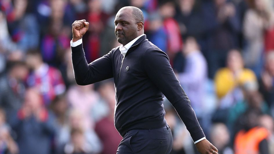 Crystal Palace manager Patrick Vieira