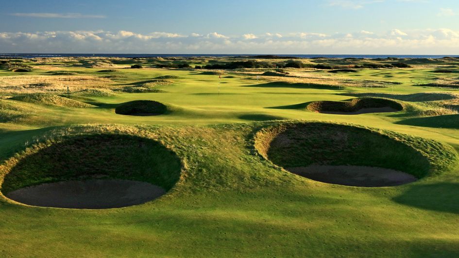 The 14th hole at Carnoustie