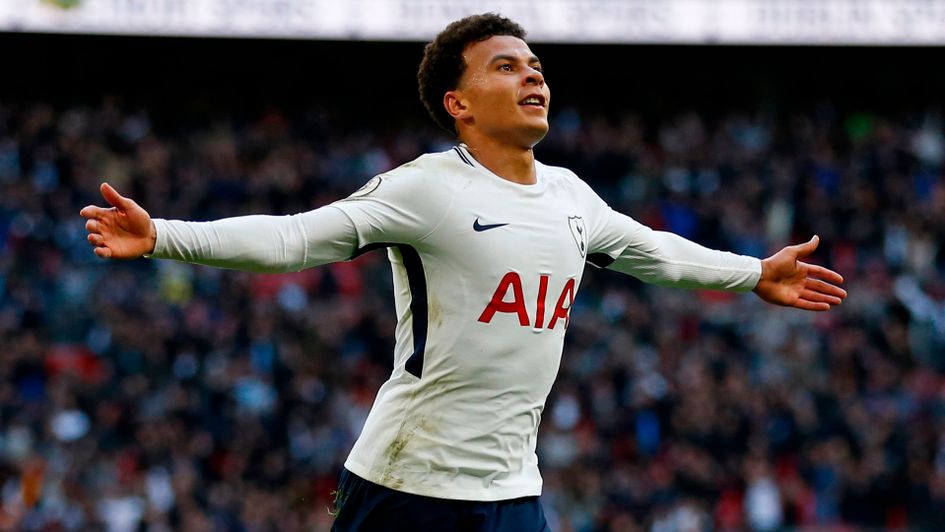 Dele Alli celebrates