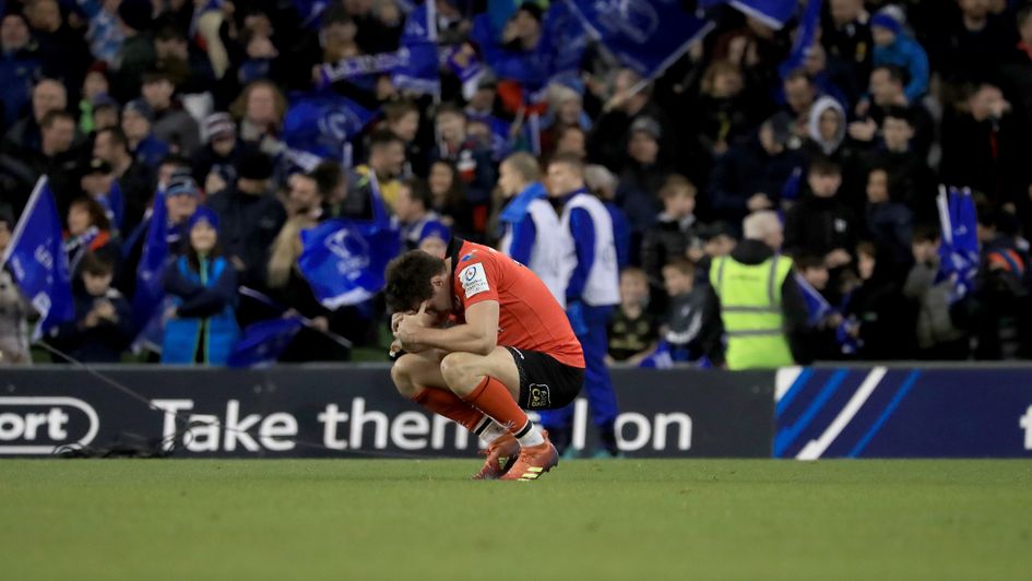 Ulster's Jacob Stockdale at the end of the match