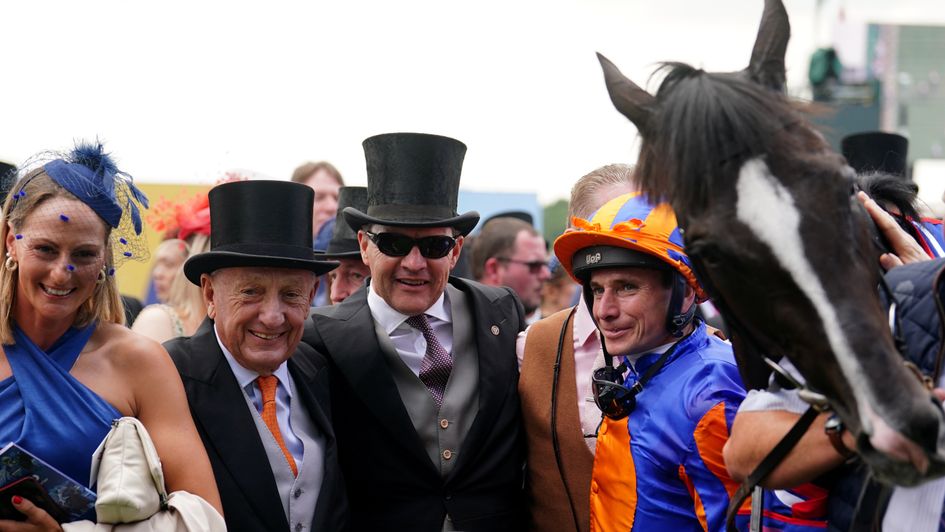 A moment of celebration and satisfaction for Aidan O'Brien