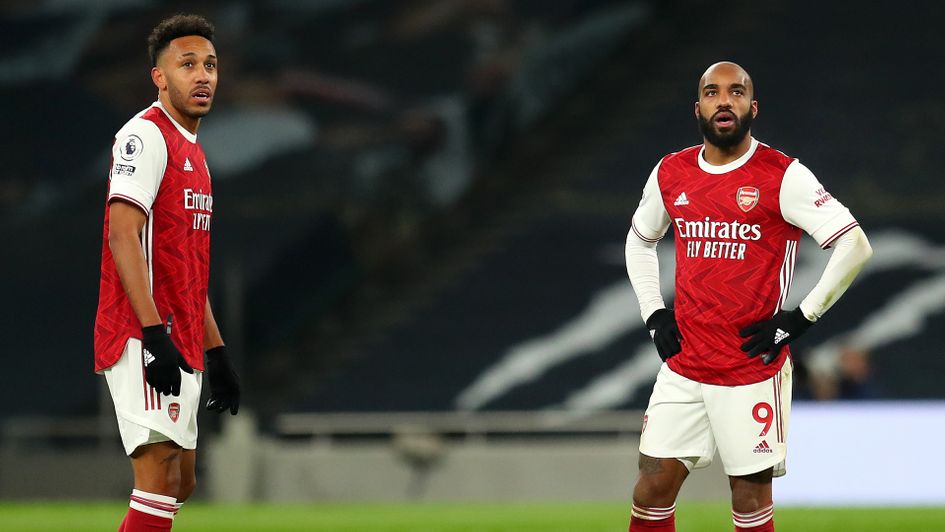 Pierre-Emerick Aubameyang and Alexandre Lacazette missed Arsenal’s defeat at Brentford last Friday