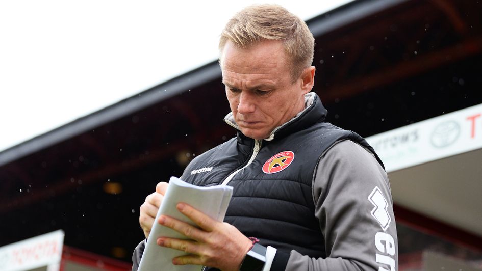 Walsall manager Dean Keates