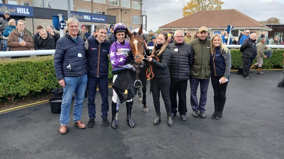 Leloopa after winning at Huntingdon