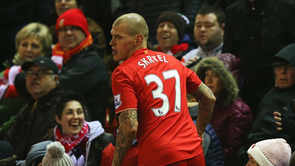 Martin Skrtel in action for Liverpool