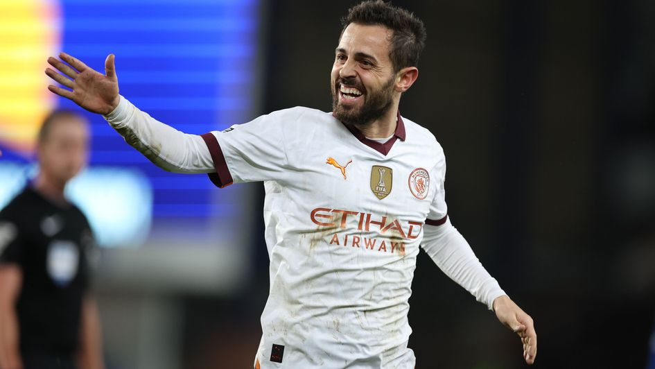 Bernardo Silva celebrates