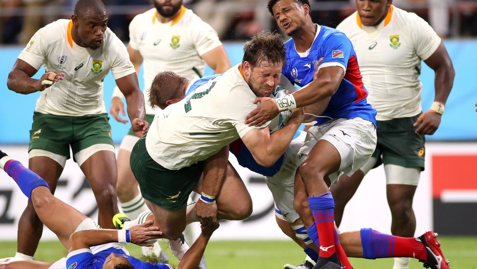 South Africa racked up the points v Namibia