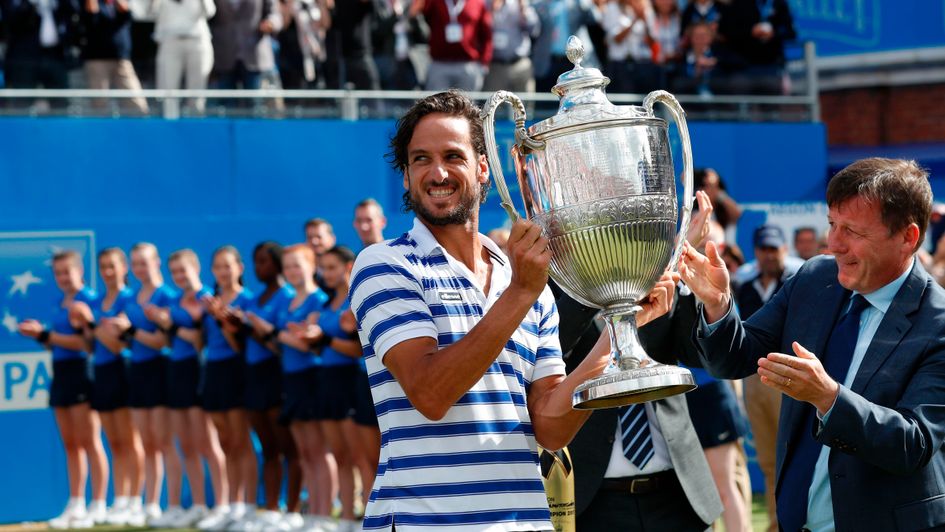 Feliciano Lopez was crowned champion at Queen's