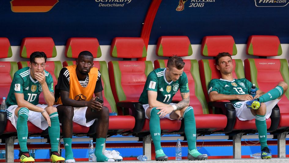 Disbelief for Germany's players