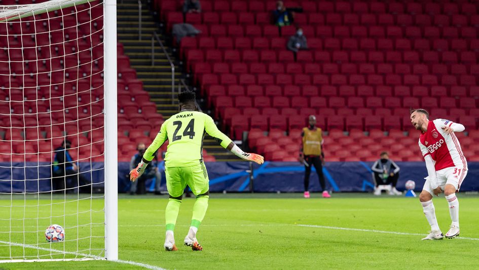 Nicolas Tagliafico directs the ball into his own goal