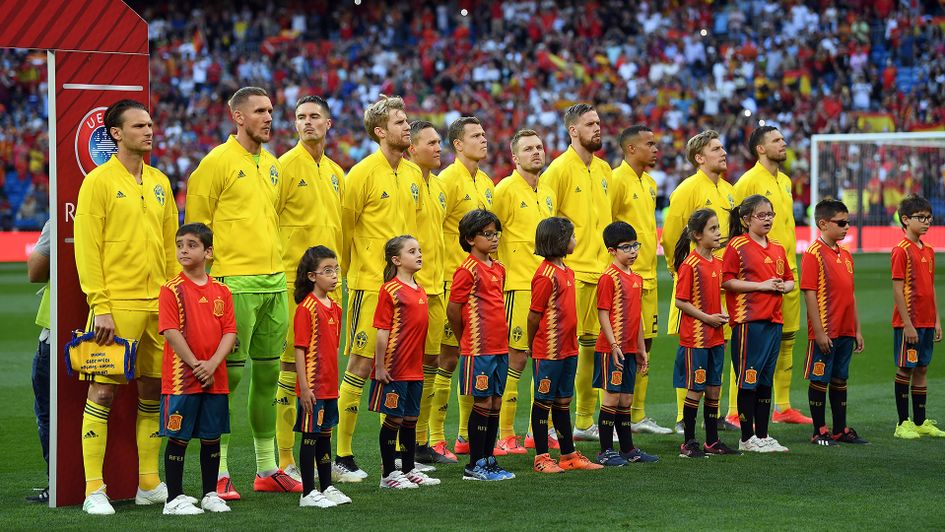 Sweden ahead of their clash with Spain