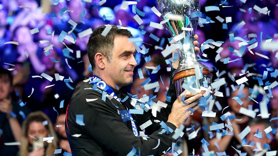 Ronnie O'Sullivan won his eighth UK title