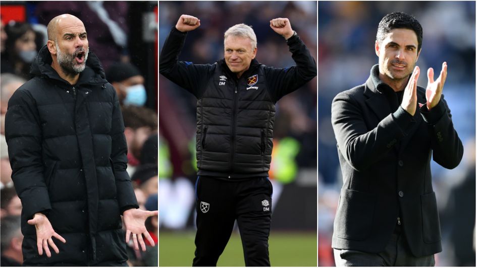 Are Pep Guardiola, David Moyes and Mikel Arteta three of the best managers in the Premier League?