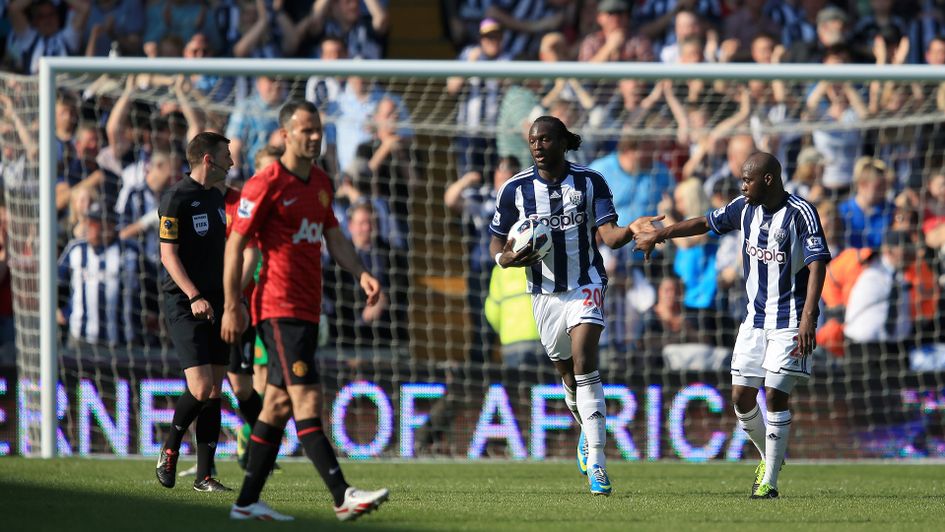 West Brom drew 5-5 with Manchester United in 2013