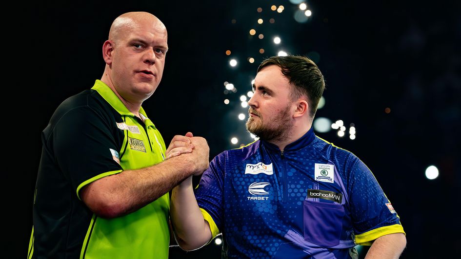 Michael van Gerwen faces Luke Littler in the opening round