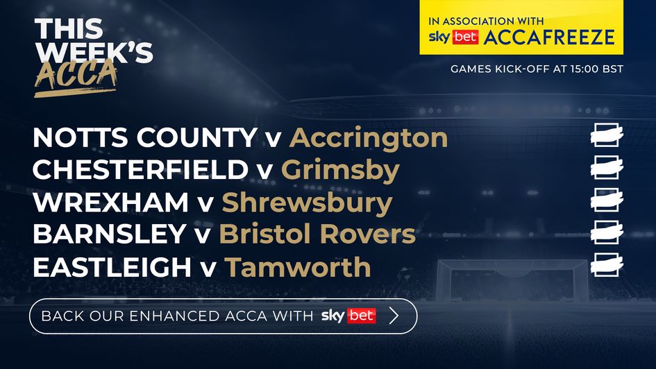 CLICK THE IMAGE to back our enhanced 11/1 accumulator!