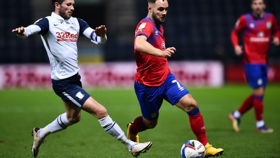 Preston midfielder Alan Browne's liking for a tackle has earned him seven cautions this season.