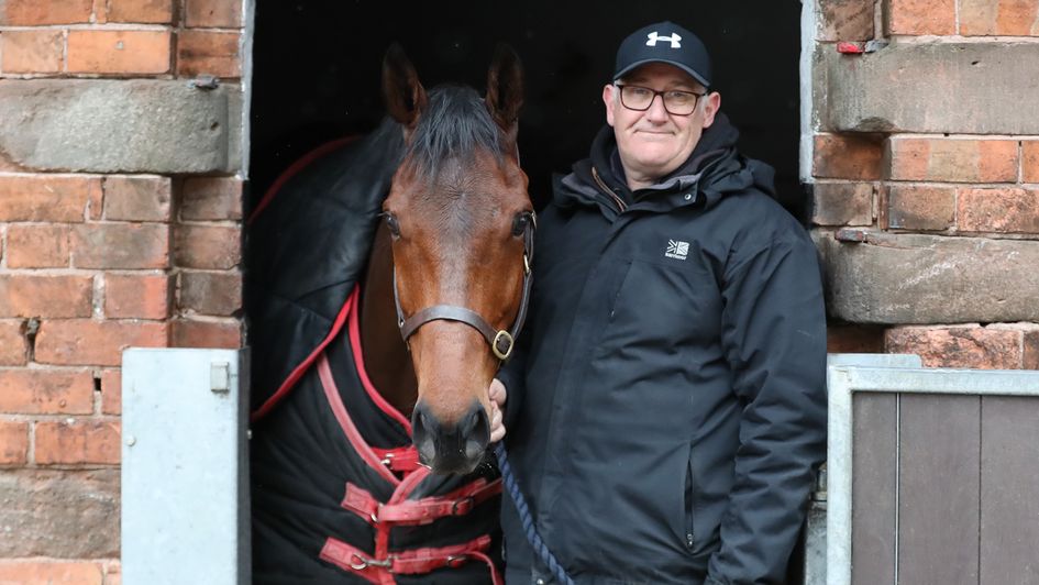 Donald McCain pictured with Minella Trump (Shamela Hanley Photography)