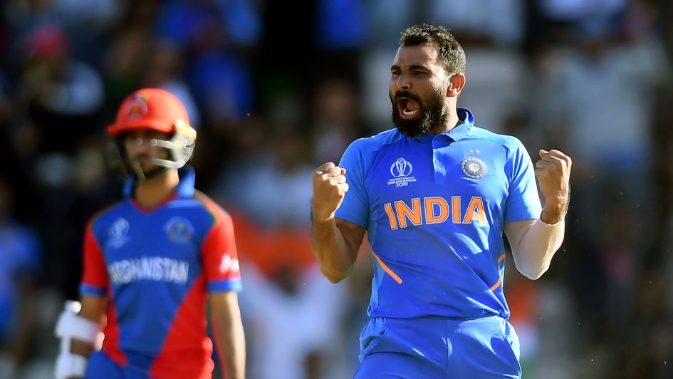 India's Mohammad Shami