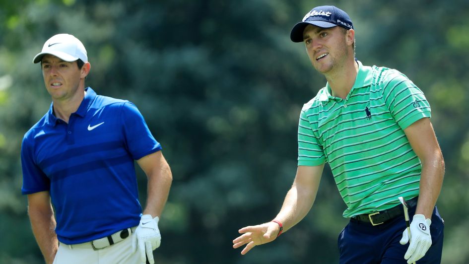 Rory McIlroy and Justin Thomas