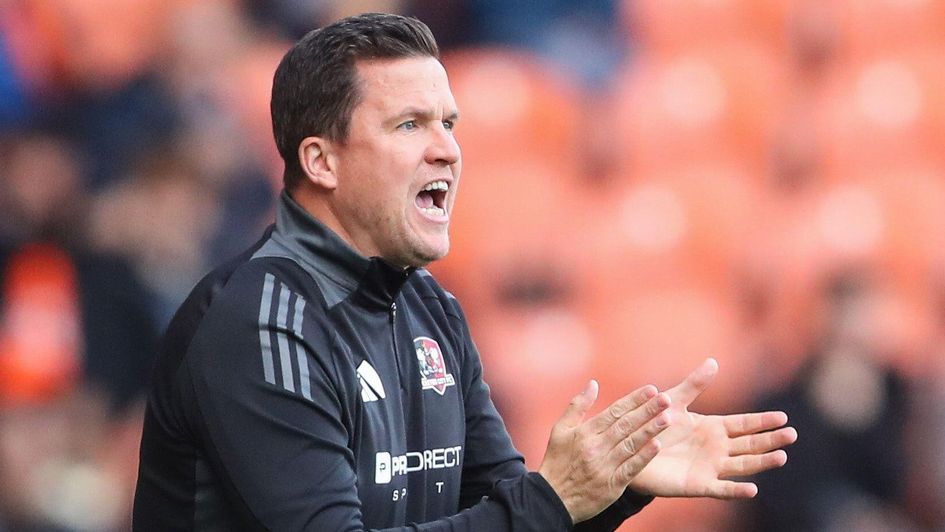 Exeter boss Gary Caldwell