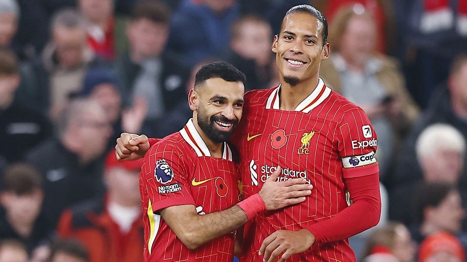 Mo Salah and Virgil van Dijk