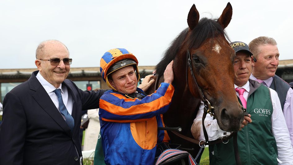 Henry Longfellow with Ryan Moore and winning connections