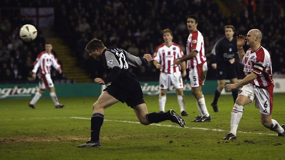 Liverpool and Sheffield United met in the League Cup semi-final in 2003