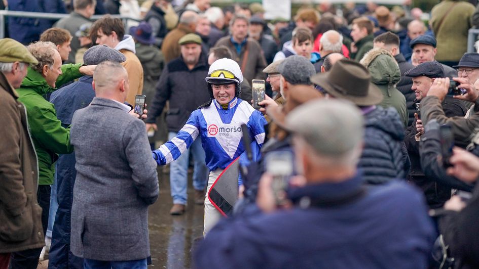 A tremendous reception for Bryony Frost